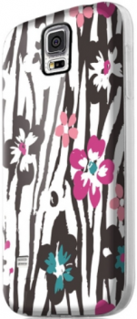 Чехол для Samsung Galaxy S5 ITSKINS Phantom Zebra Flower Чехол для Samsung Galaxy S5 ITSKINS Phantom Zebra Flower